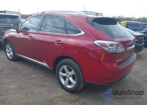 2010 Lexus Rx 350 z USA, uszkodzony, nr VIN 2T2ZK1BA4AC038072